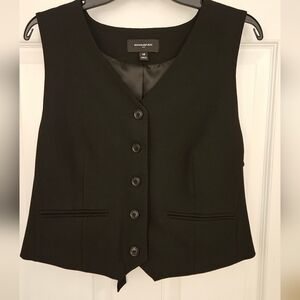 Womens Banana Republic Black Vest